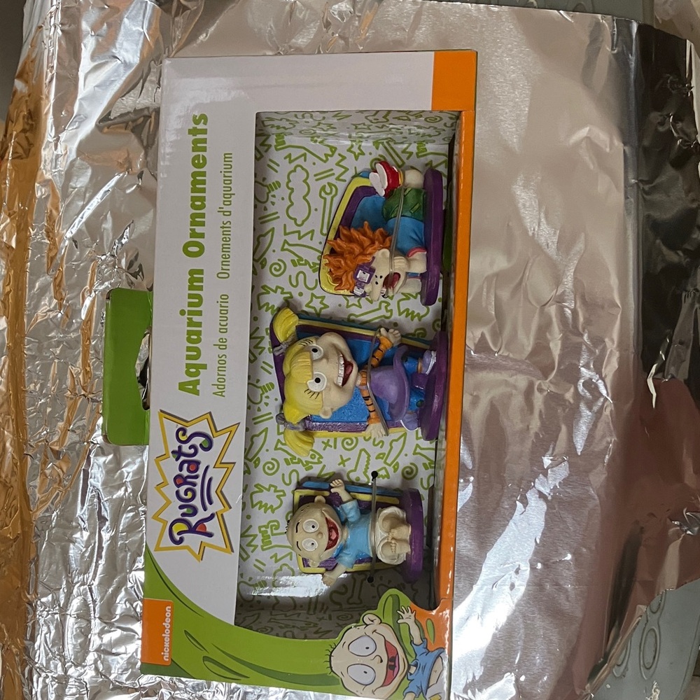 Nickelodeon Rugrats Fish Tank Decor Set - Green, Purple, Yellow - Picture 6 of 9